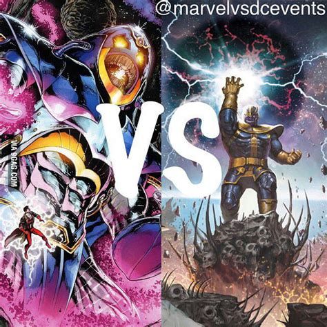 The Biggest Fight In The Universe Thanos Vs Anti Monitor 9gag