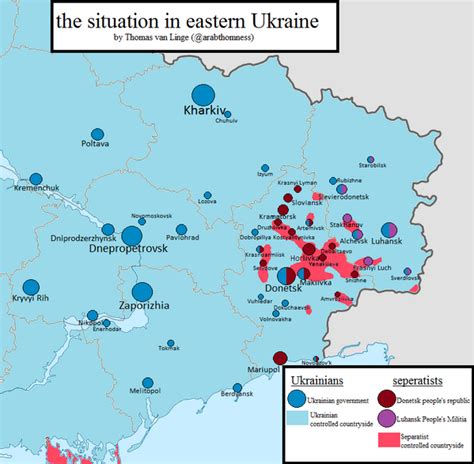 Ukraine Map Of Control
