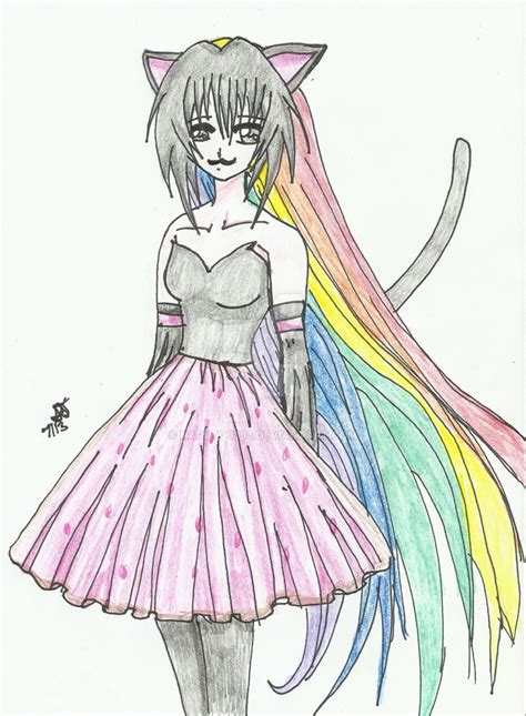 Nyan Cat Human Cat Girl By Naruto6393 On Deviantart