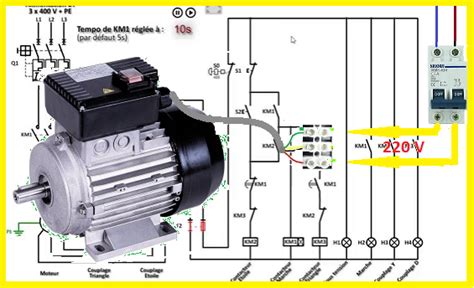 Branchement Dun Moteur 380v Triphasé Sur Du 220v Monophasé Cour