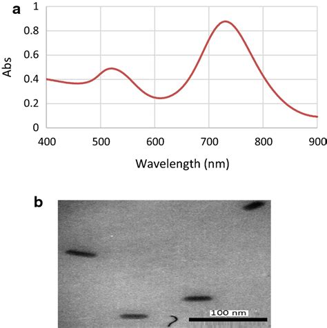 Synthetized Nanorods A Characteristic Surface Plasmon Resonance Bands Download Scientific