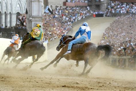 Siena S Palio Horse Race Editorial Photography Image Of Jockey 5583927