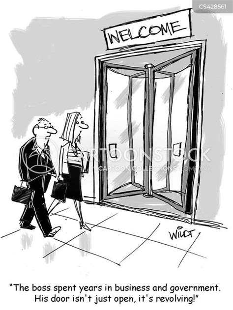 Revolving Door Cartoons And Comics Funny Pictures From Cartoonstock