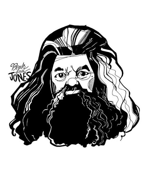 Rubeus Hagrid From Harry Potter By Artist Kendyl Lauzon Harry Potter