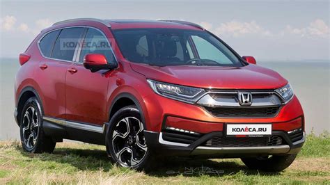 2020 Honda Cr V Facelift Rendered Based On Spy Shots