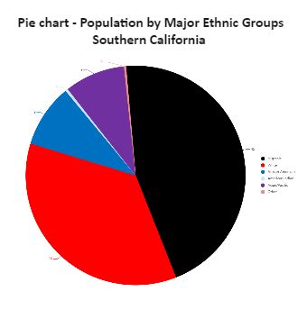Major Ethnic Groups Pie Chart EdrawMax Templates