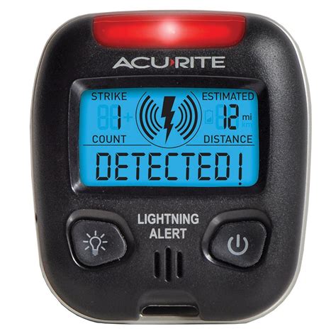 Acurite 02020 Lightning Detector Weather Device Portable Storm Detector