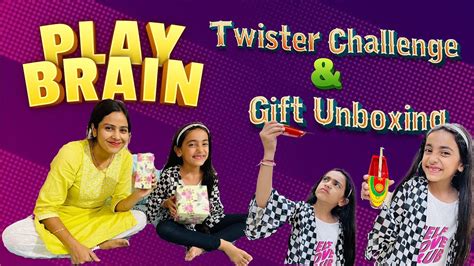 Play Brain Twister Challenge And T Unboxing Vlog 3rd Day Of Birthday