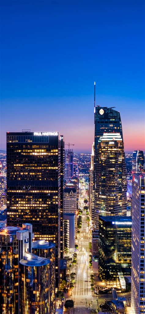 Los Angeles City Wallpaper 4k City Skyline Cityscape