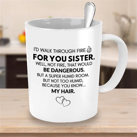 Funny Sister Mug Birthday Idea For Sister Coffee Mug Tea Cup Etsy
