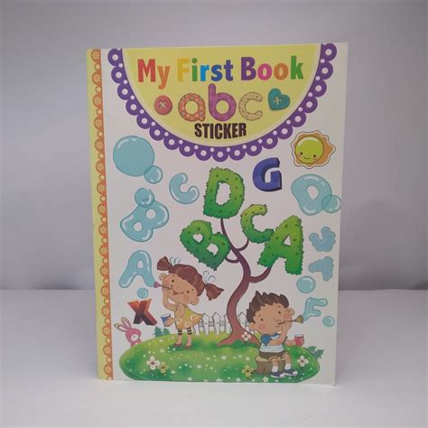 Jual Buku My First Book Abc Sticker Shopee Indonesia