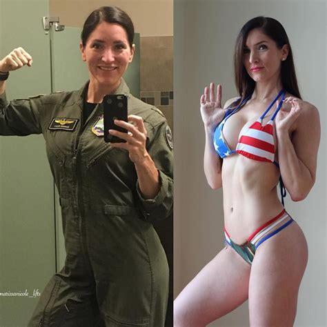 Marissanicole Lifts Us Navy Looking Amazing In Uniform And In Her New Curves Official