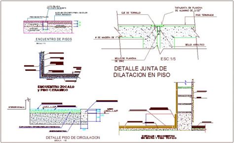 Construction Detail With Meting Floor Of School Dwg File