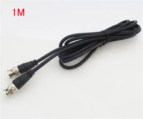 1pc Coaxial Cable 1m33ft Bnc Male To Bnc Male 75ohm Rg59 Extension