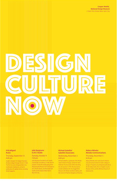 Juei Hsuan Wang Design Culture Poster