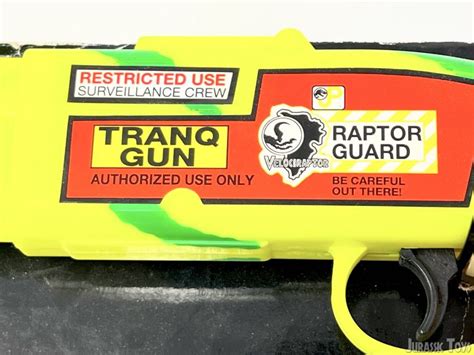 Raptor Guard Tranq Gun Jurassic Toys