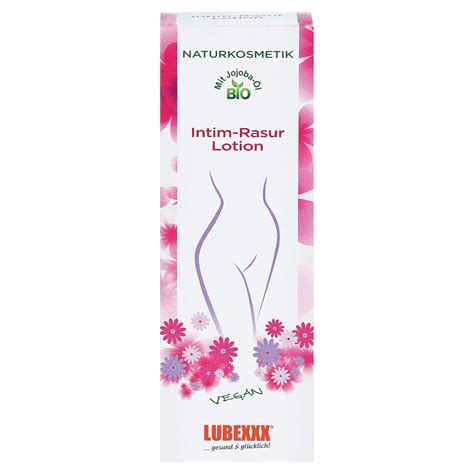 lubexxx intim rasur lotion pflegt nach intimrasur 50 milliliter medpex