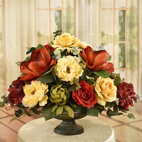 floral home decor mixed centerpiece in decorative vase and reviews wayfair ca