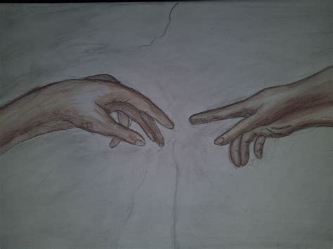 Zwei Hände Gezeichnet Hände Zeichnen Zeichnung Zeichnungen