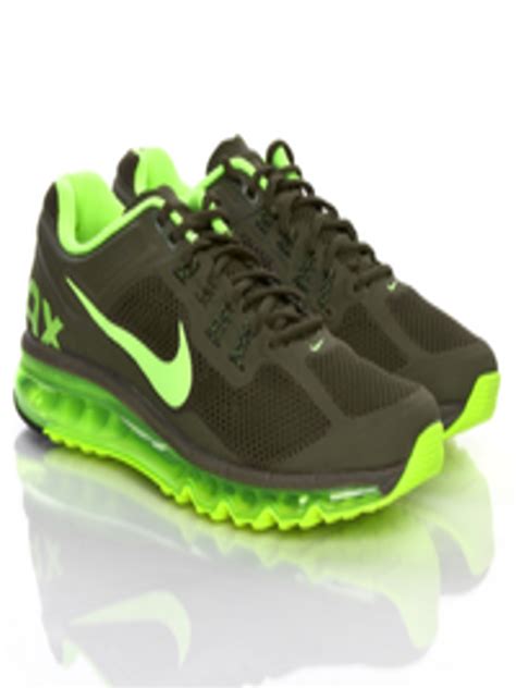 Buy Nike Men Olive Green Air Max 2013 Sports Shoes Sports Shoes For