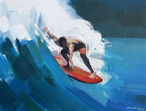Surf Painting Herbie Fletcher Surf Painting Surf Art Surfer Painting