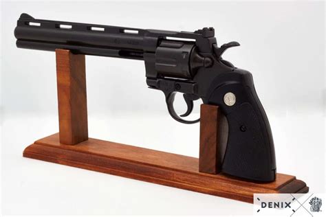 Collectibles Art Denix Replica Gun Colt Python Magnum Revolver The Walking Dead