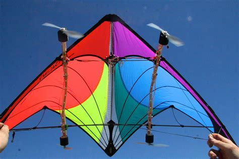 Kite With Wind Powered Leds 6 Steps With Pictures Instructables