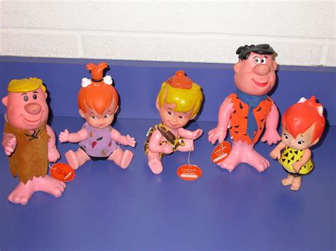 Vintage Flintstone Dolls Fred Barney Bam Bam And Collectors Weekly