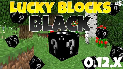 Black Lucky Block Mod 5 Minecraft Pe 0150 015x Youtube