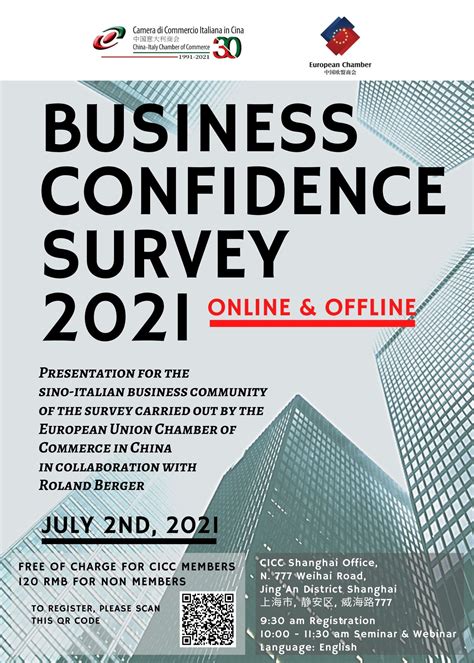 Hybrid Seminar Business Confidence Survey 2021 Shanghai China
