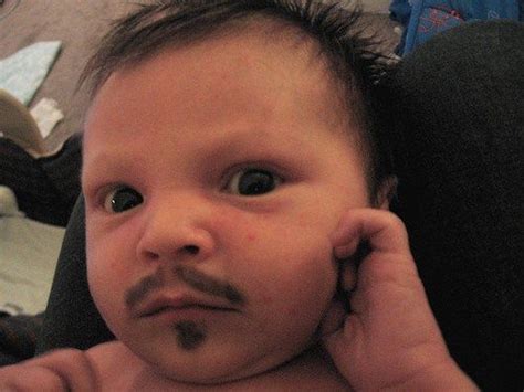 29 Funniest Babies With Drawn On Eyebrows This Is The Funniest Thing