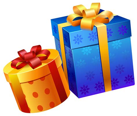 Birthday Present Clipart Png Png Mart