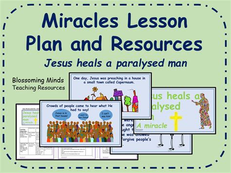 Ks2 Re Plan And Resources Jesus Miracles Jesus Heals A Paralysed