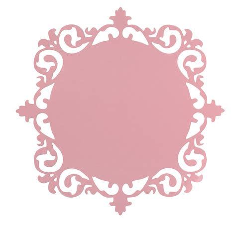 Ornate Frame Pink 12x12 Cardstock | Frame pink, Anna griffin, Ornate frame