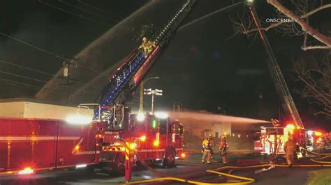 Crews Knock Down 3 Alarm Structure Fire In Orange County California