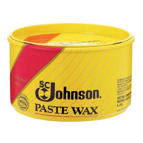 Johnsons Sc Johnson Paste Wax 1lb 00203 Zoro