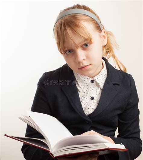 Closeup Portrait Of Blond Caucasian Schoolgirl Stock Image Image Of Natural Casual 40981243