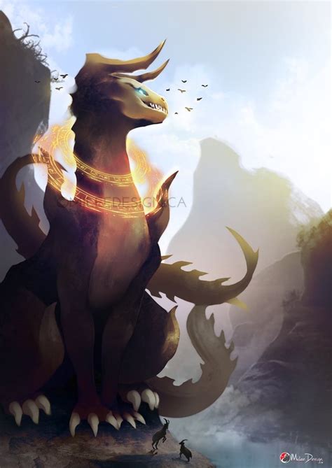 Earth Dragon By Milee Design Deviantart Com On Deviantart Fantasy Beasts Mythical Creatures