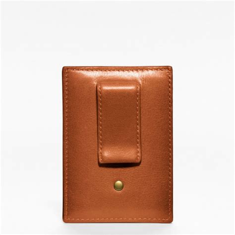 Try cash app using my code and we'll. Coach Bleecker Legacy Money Clip Card Case in Brown for Men (rust) | Lyst