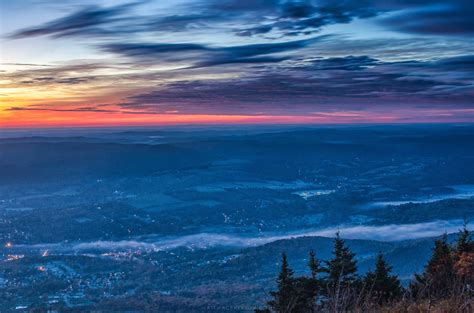 The Berkshires From Mount Greylock Massachusetts Tallest Peak Oc