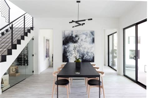 Modern Minimalist House Design In Black And White Col