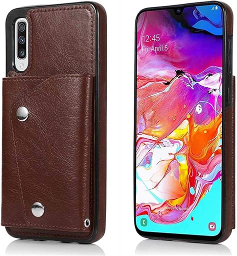 Samsung Galaxy A70 Wallet Case With Wrist Strap Magnetic