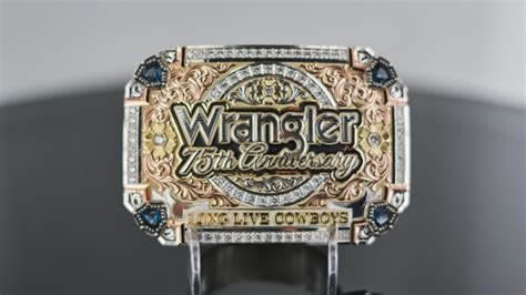 Wrangler Montana Silversmiths Create 75th Anniversary Belt Buckle
