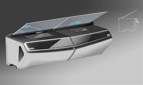 Automotive Holographic Transparent Display System I4 Product Design
