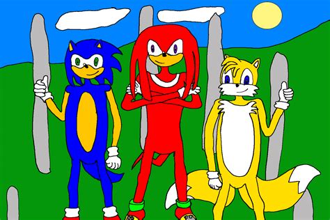 Sonic Knuckles Y Tails Jdn By Virtualsonic1731 On Deviantart