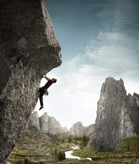Rod Mclean Photographyman Climbing A Sharp Mountain Rod Mclean