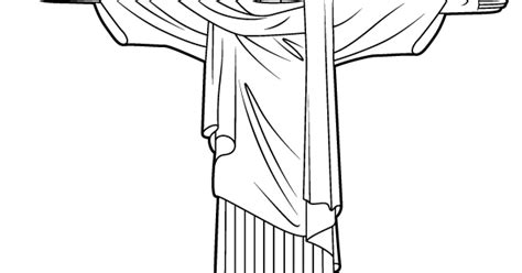 Desenho Do Cristo Redentor Desenhos Para Desenhar