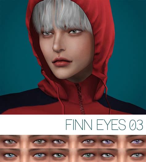 Finn Eyes 03 6 Swatch Male Female Face Paint Tab Download Hair