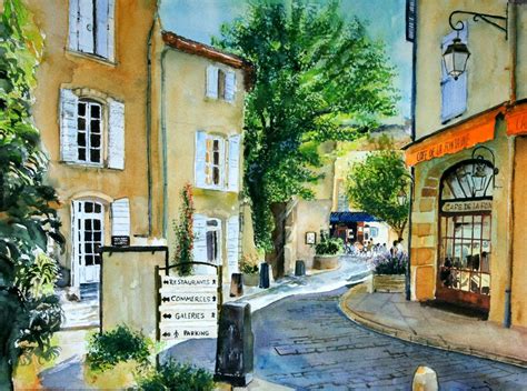 Das ferienhaus sigean wird privat vermietet und ist komplett möbliert mit schlafplätzen für 6 bis 8 personen. Bild: Dorf, Straße, Provance, Frankreich von Maria ...