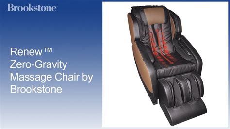 This chair only needs 6 inches from the wall to be able to recline. Renew™ Zero-Gravity Massage Chair by Brookstone - YouTube